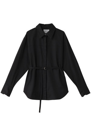 ミディウミソリッド/MIDIUMISOLIDのshirt with belt.M シャツ(110400/110403)