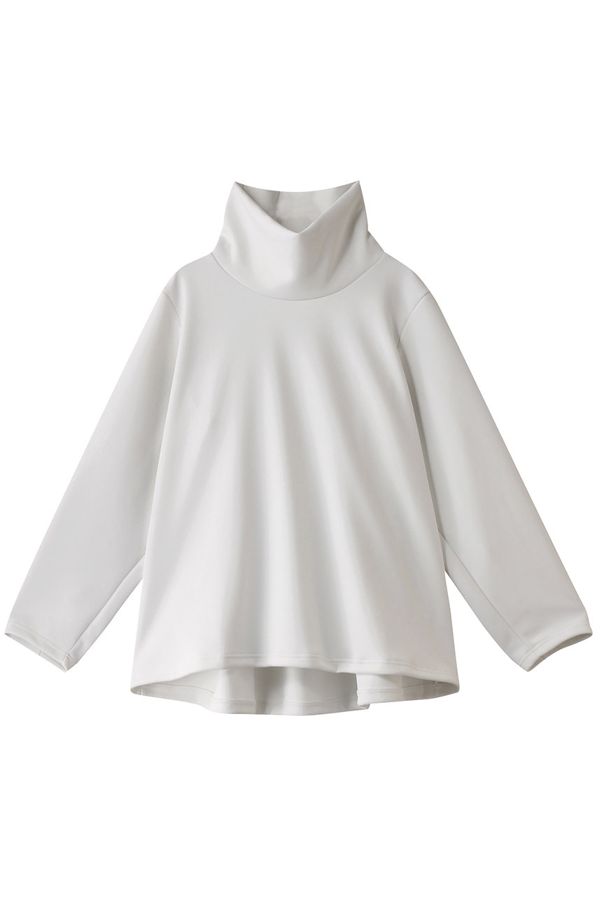 ミディウミソリッド/MIDIUMISOLIDのdouble-knit h/neck long PO.R プルオーバー(RELAX)(off white/4-112170)