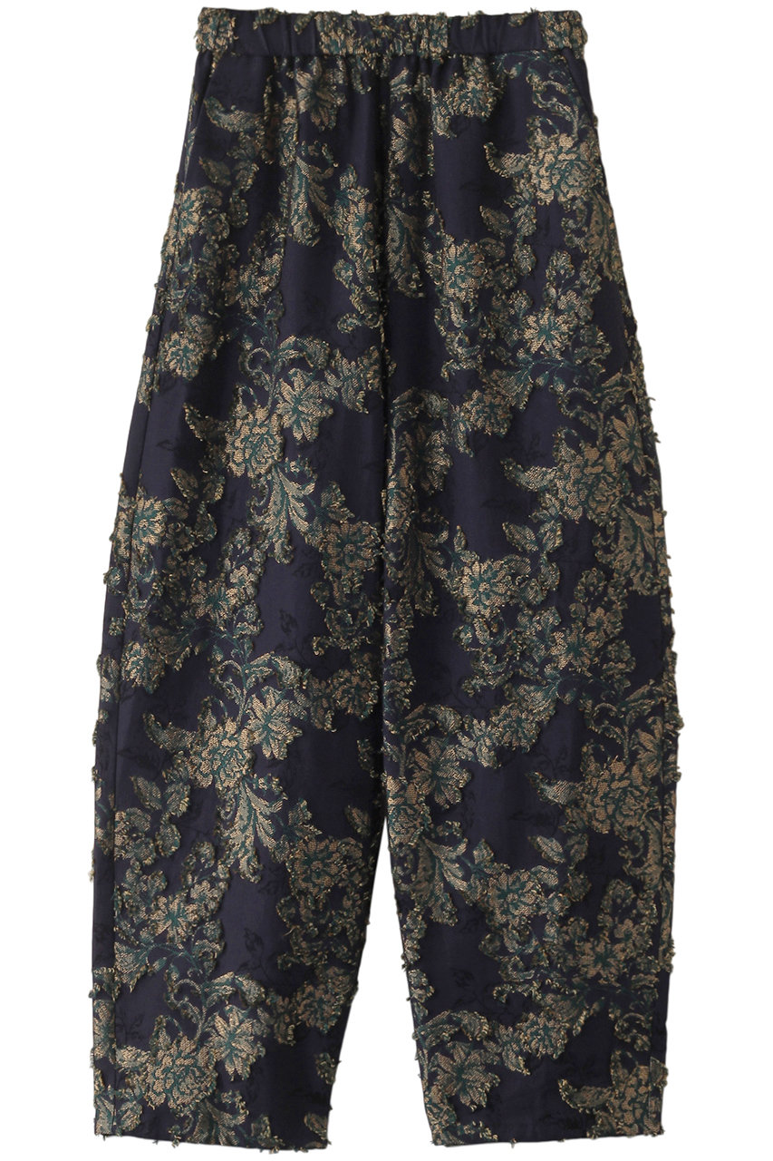 ミディウミソリッド/MIDIUMISOLIDのcocoon eary PT(flower cut jacquard).R パンツ(navy/4-162164A)