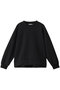 double-knit sweatshirt スウェット ミディウミソリッド/MIDIUMISOLID black