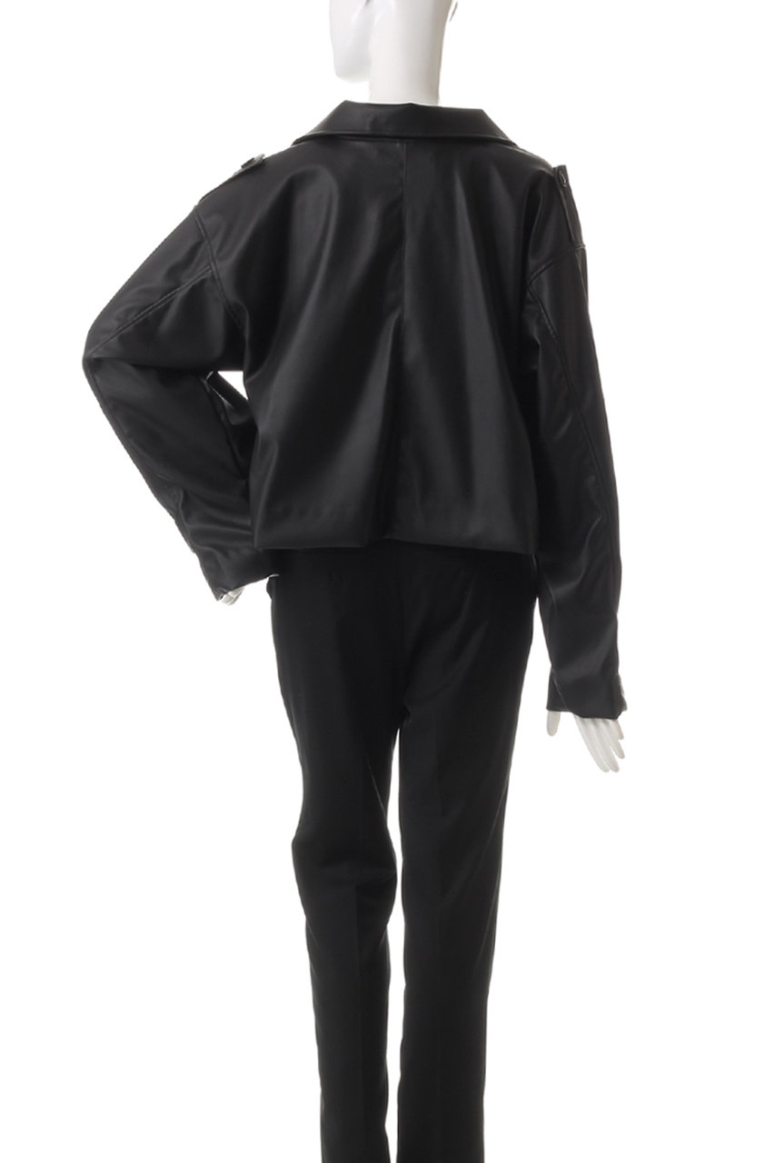 MIDIUMISOLID(ミディウミソリッド)｜synthetic leather double trench