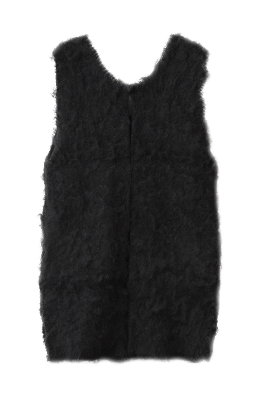 ミディウミソリッド/MIDIUMISOLIDのraising knitted v/neck vest ベスト(black/4-127002)