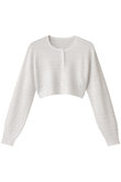 lace knitting short CD.S カーディガン