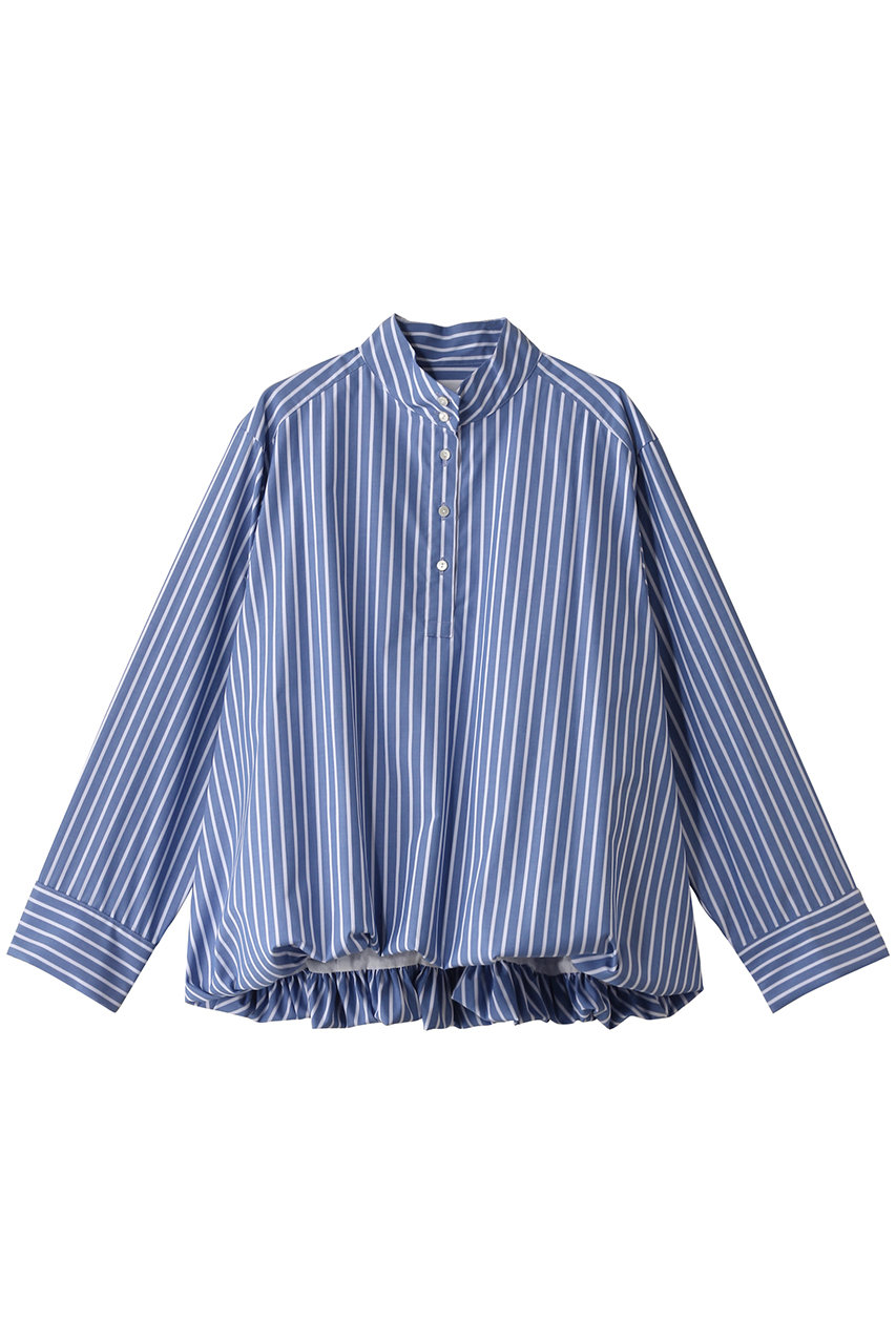 ミディウミソリッド/MIDIUMISOLIDのballon shirtPO.R シャツ(l.blue/1-132190)