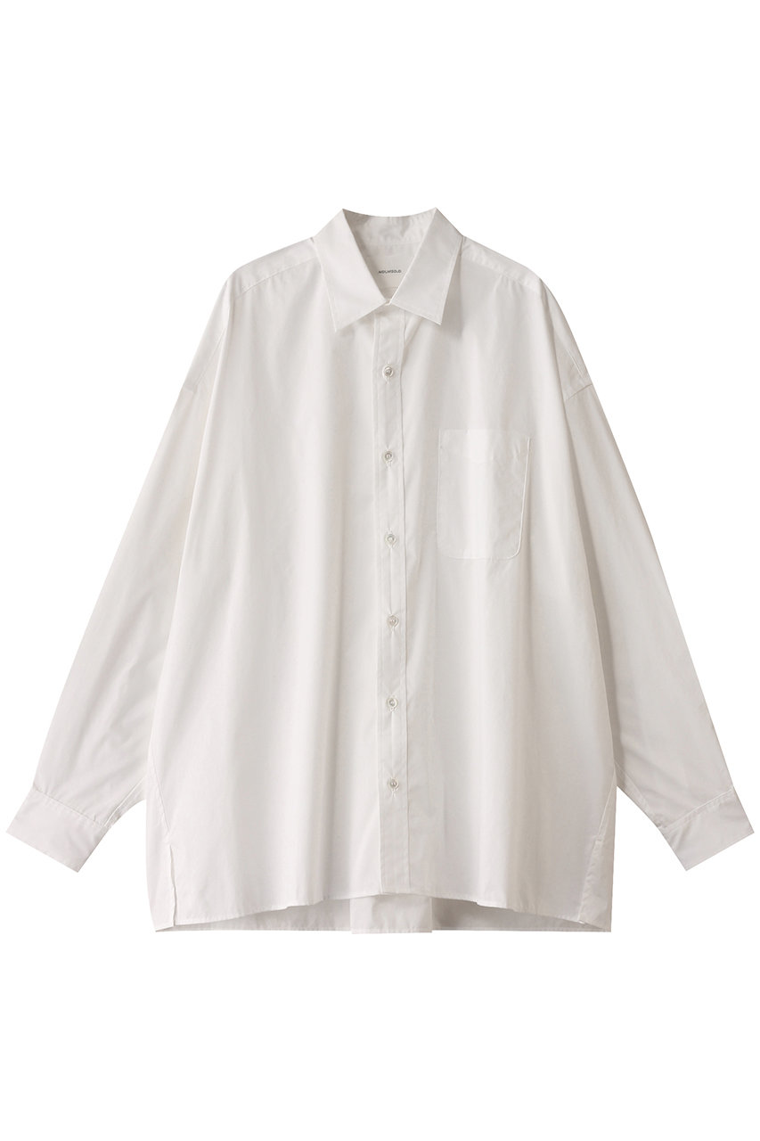 ミディウミソリッド/MIDIUMISOLIDのregular collar big shirt.M シャツ(off white/1-135199)