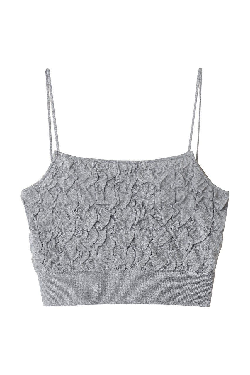 ミディウミソリッド/MIDIUMISOLIDのjacquard bustier.S ビスチェ(l.blue/1-122135)