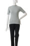 bottle neck H/S rib top.S トップ ミディウミソリッド/MIDIUMISOLID