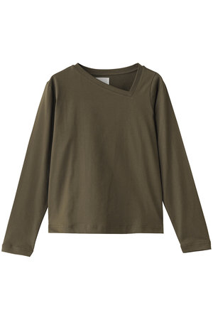 ミディウミソリッド/MIDIUMISOLIDのasymmetry neck PO.S プルオーバー(110100/110103)