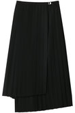 asymmetry hem wrap  pleats SK.S スカート