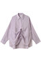 drawstring shirt.S シャツ ミディウミソリッド/MIDIUMISOLID pink