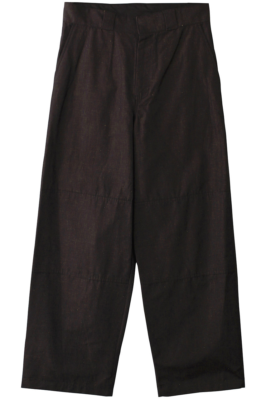 MIDIUMISOLID cotton linen patch PT パンツ (navy, 48) ミディウミソリッド ELLE SHOP MIDIUMISOLID cotton linen patch PT パンツ (navy, 48) ミディウミソリッド ELLE SHOP