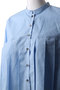 stand collar pleats shirt.S シャツ ミディウミソリッド/MIDIUMISOLID