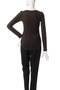 long slv rib top トップ ミディウミソリッド/MIDIUMISOLID