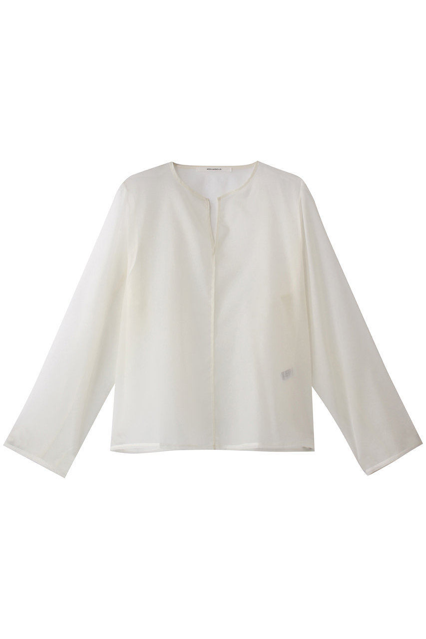 MIDIUMISOLID sheer skipper PO.M プルオーバー (ivory, F) ミディウミソリッド ELLE SHOP MIDIUMISOLID sheer skipper PO.M プルオーバー (ivory, F) ミディウミソリッド ELLE SHOP