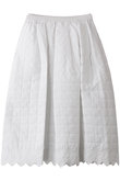 embroidery quilting skirt.M スカート
