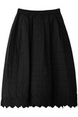 embroidery quilting skirt.M スカート