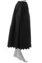 embroidery quilting skirt.M スカート ミディウミソリッド/MIDIUMISOLID