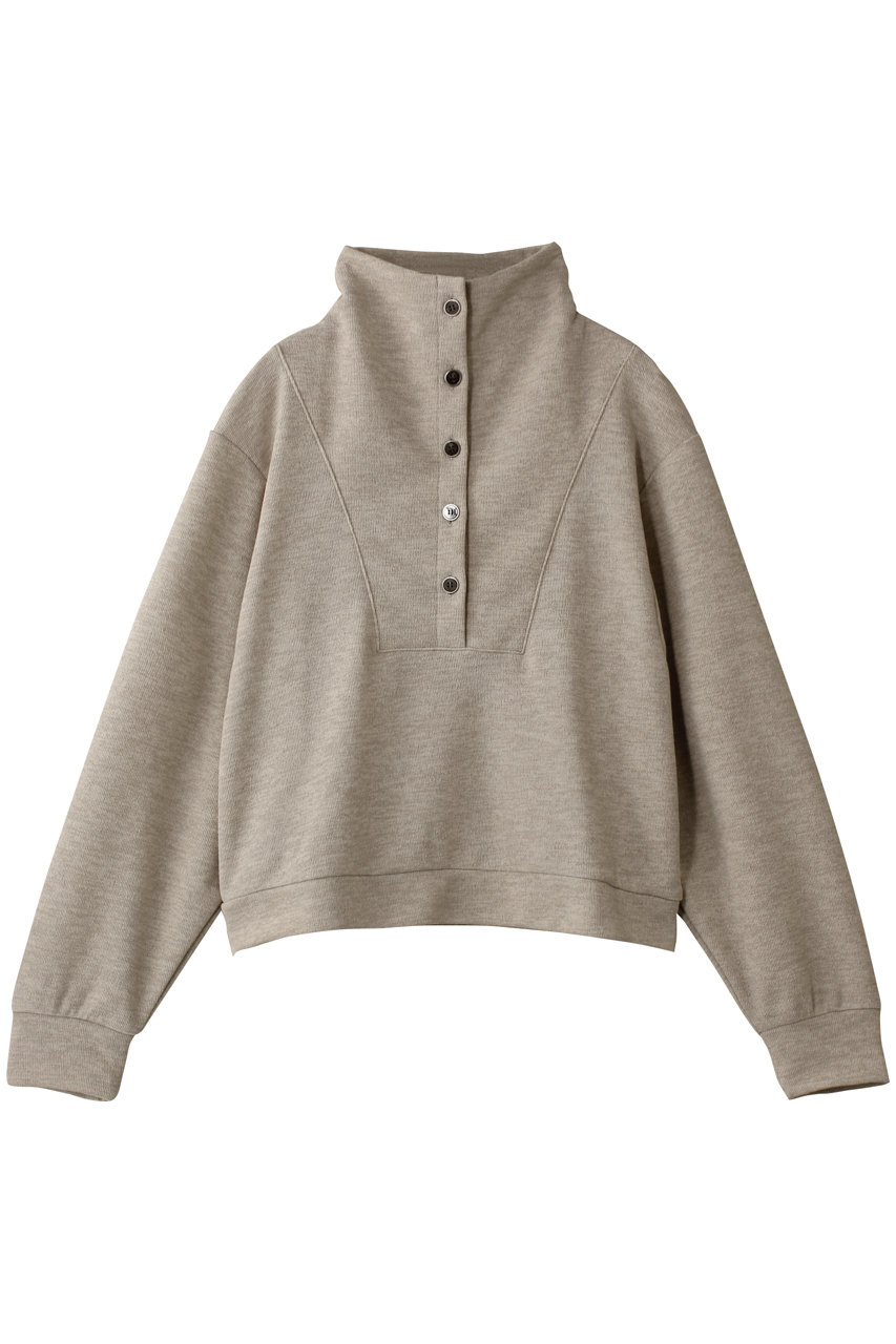 MIDIUMISOLID h/neck short PO.S プルオーバー (beige, F) ミディウミソリッド ELLE SHOP MIDIUMISOLID h/neck short PO.S プルオーバー (beige, F) ミディウミソリッド ELLE SHOP
