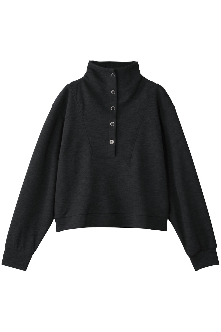 MIDIUMISOLID h/neck short PO.S プルオーバー (c.gray, F) ミディウミソリッド ELLE SHOP MIDIUMISOLID h/neck short PO.S プルオーバー (c.gray, F) ミディウミソリッド ELLE SHOP