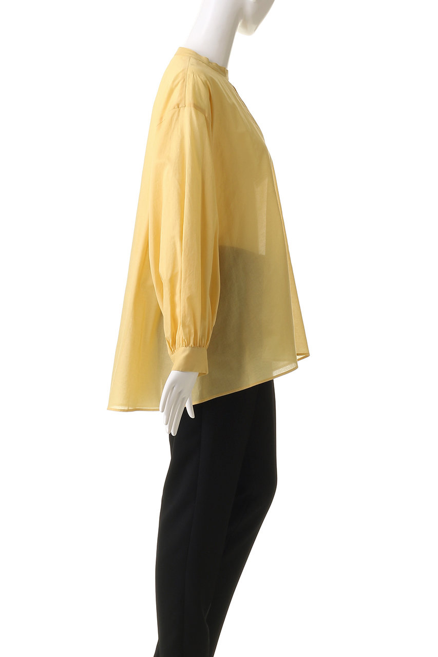 MIDIUMISOLID(ミディウミソリッド)｜stand collar skipper shirt