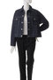 short denim JK.M ジャケット ミディウミソリッド/MIDIUMISOLID