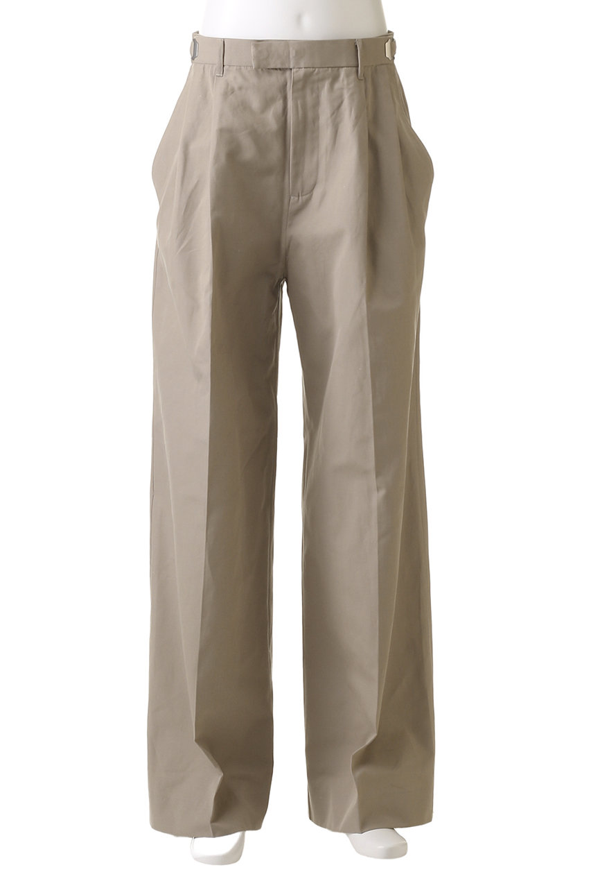 冬ギフト セ MIDIUMISOLID(ミディウミソリッド)｜【MEN】cotton linen wide パンツ