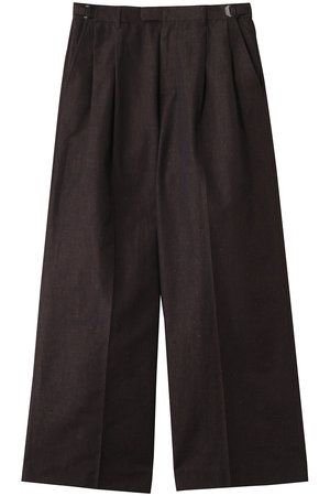 ミディウミソリッド/MIDIUMISOLIDの【MEN】cotton linen wide PT パンツ(110600/110601)