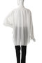 sheer long slv shirt.S シャツ ミディウミソリッド/MIDIUMISOLID