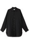 sheer long slv shirt.S シャツ ミディウミソリッド/MIDIUMISOLID black