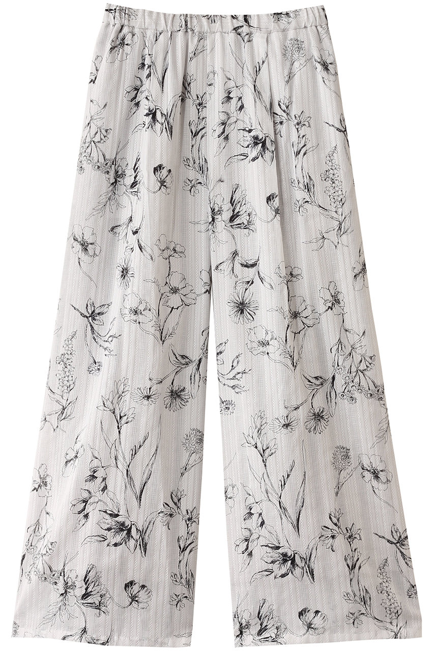 MIDIUMISOLID print wide easy PT.M パンツ (off white, 38) ミディウミソリッド ELLE SHOP MIDIUMISOLID print wide easy PT.M パンツ (off white, 38) ミディウミソリッド ELLE SHOP