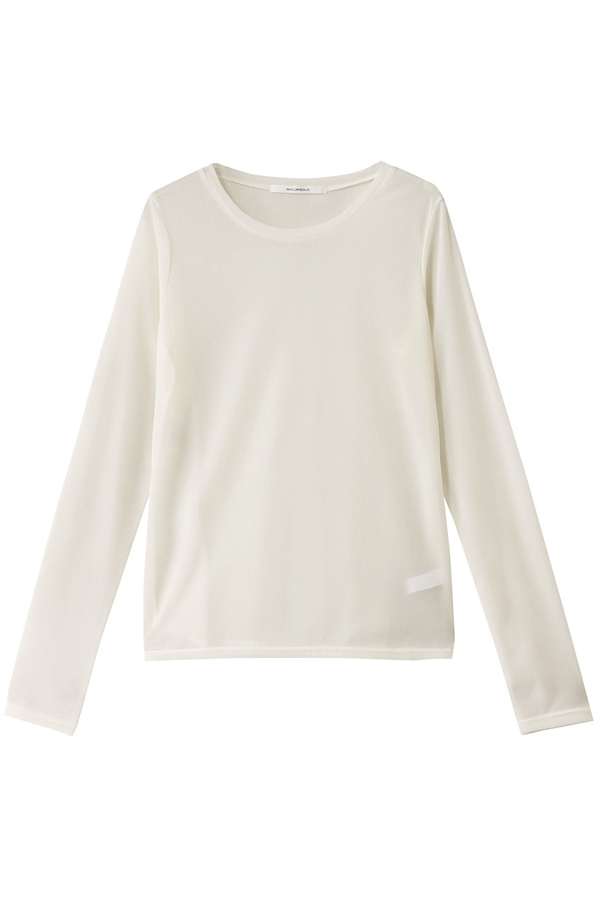 MIDIUMISOLID sheer PO.S プルオーバー (ivory, F) ミディウミソリッド ELLE SHOP MIDIUMISOLID sheer PO.S プルオーバー (ivory, F) ミディウミソリッド ELLE SHOP