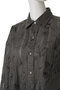 print regular collar big shirt.M シャツ ミディウミソリッド/MIDIUMISOLID