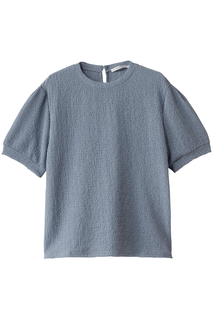 MIDIUMISOLID sheer crew neck puff slv P/O.S プルオーバー (l.blue, F) ミディウミソリッド ELLE SHOP MIDIUMISOLID sheer crew neck puff slv P/O.S プルオーバー (l.blue, F) ミディウミソリッド ELLE SHOP