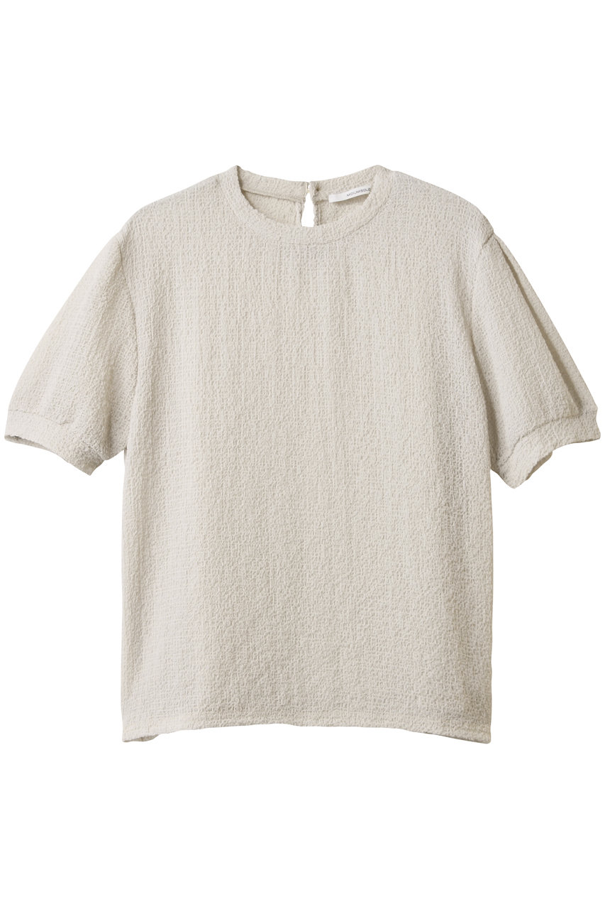 MIDIUMISOLID sheer crew neck puff slv P/O.S プルオーバー (ivory, F) ミディウミソリッド ELLE SHOP MIDIUMISOLID sheer crew neck puff slv P/O.S プルオーバー (ivory, F) ミディウミソリッド ELLE SHOP
