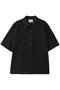 【MEN】lace polo-shirt ポロシャツ ミディウミソリッド/MIDIUMISOLID black