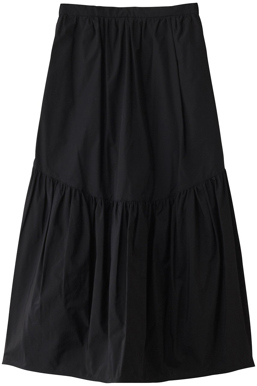MIDIUMISOLID C/Ny volume tiered SK.S スカート (black, F) ミディウミソリッド ELLE SHOP MIDIUMISOLID C/Ny volume tiered SK.S スカート (black, F) ミディウミソリッド ELLE SHOP