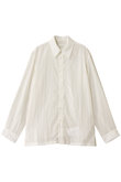 【MEN】fly front nylon SH シャツ