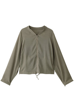 ミディウミソリッド/MIDIUMISOLIDのlinen like mesh blouson.M ブルゾン(110800/110802)