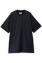 【MEN】basic wide T Tシャツ ミディウミソリッド/MIDIUMISOLID navy