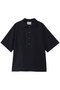【MEN】slub sheer polo-shirt ポロシャツ ミディウミソリッド/MIDIUMISOLID navy
