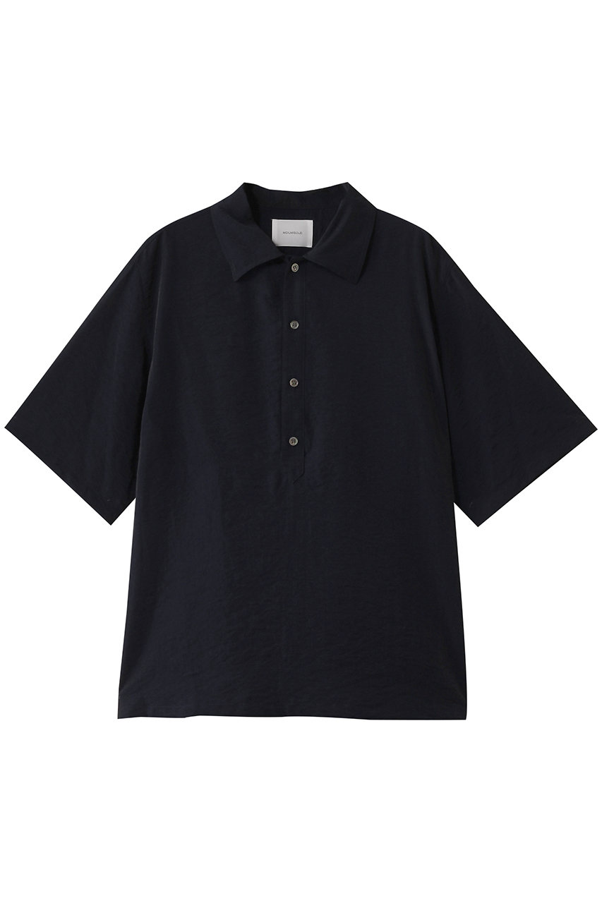 MIDIUMISOLID 【MEN】slub sheer polo-shirt ポロシャツ (navy, 48) ミディウミソリッド ELLE SHOP MIDIUMISOLID 【MEN】slub sheer polo-shirt ポロシャツ (navy, 48) ミディウミソリッド ELLE SHOP