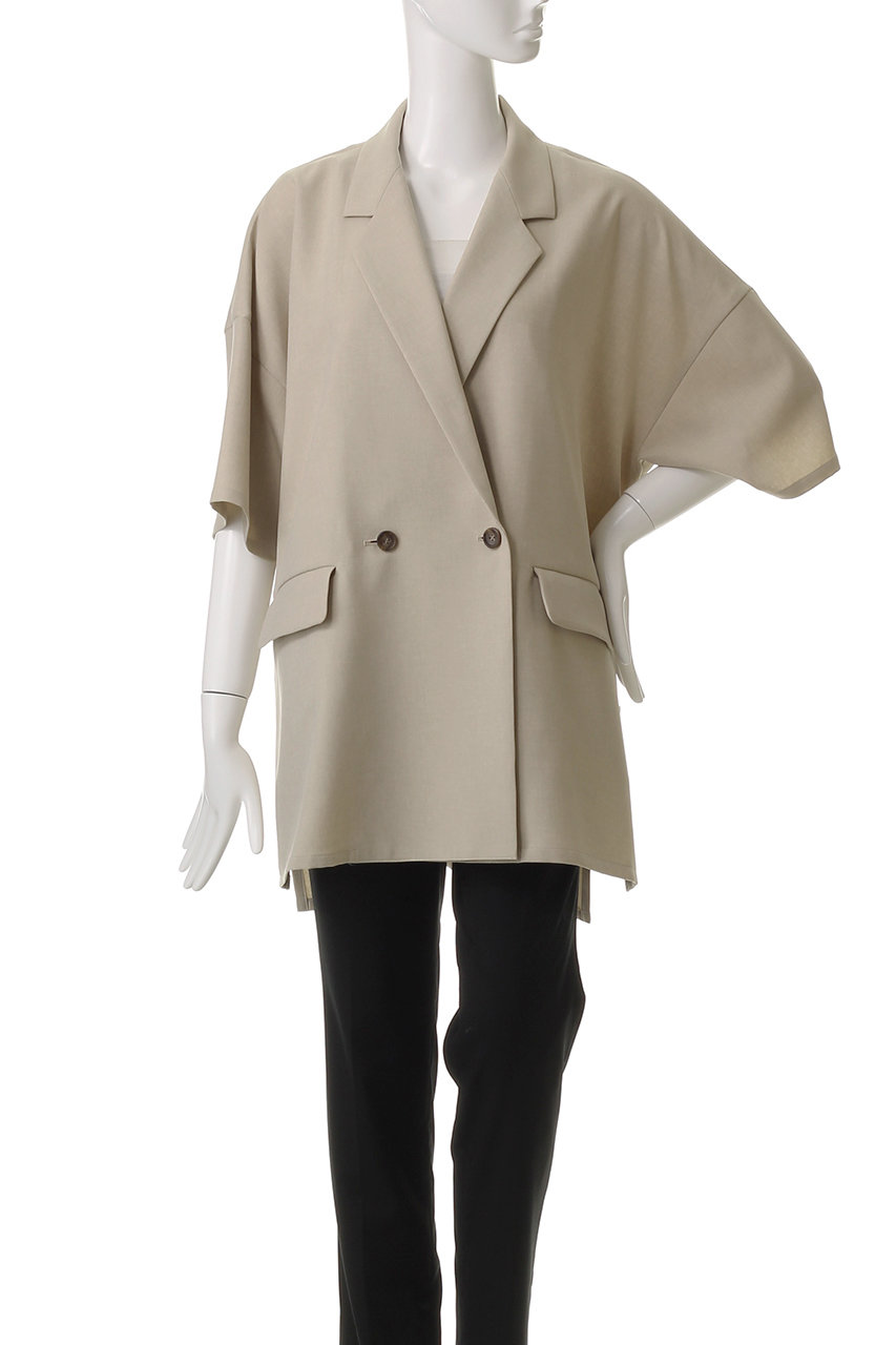 SALE品!MIDIUMISOLID(ミディウミソリッド)ライトワイドジャケット MARcourt｜MIDIUMISOLID for Ladies ライトワイドジャケット