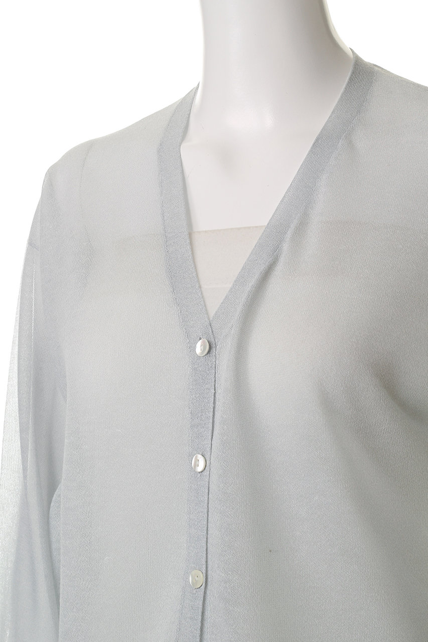 MIDIUMISOLID(ミディウミソリッド)｜sheer v/neck short CD.S