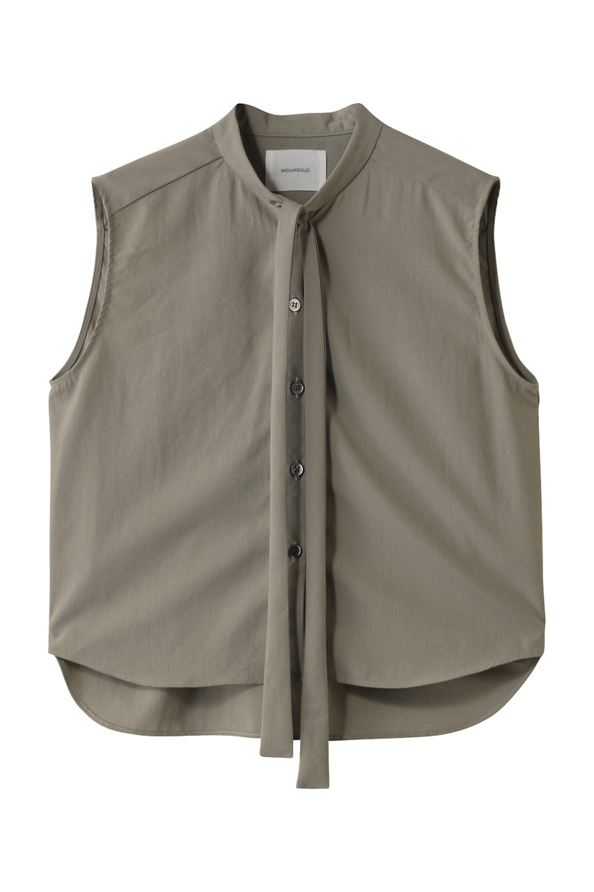 MIDIUMISOLID n/slv tie-collar blouse.S ブラウス (beige, F) ミディウミソリッド ELLE SHOP MIDIUMISOLID n/slv tie-collar blouse.S ブラウス (beige, F) ミディウミソリッド ELLE SHOP