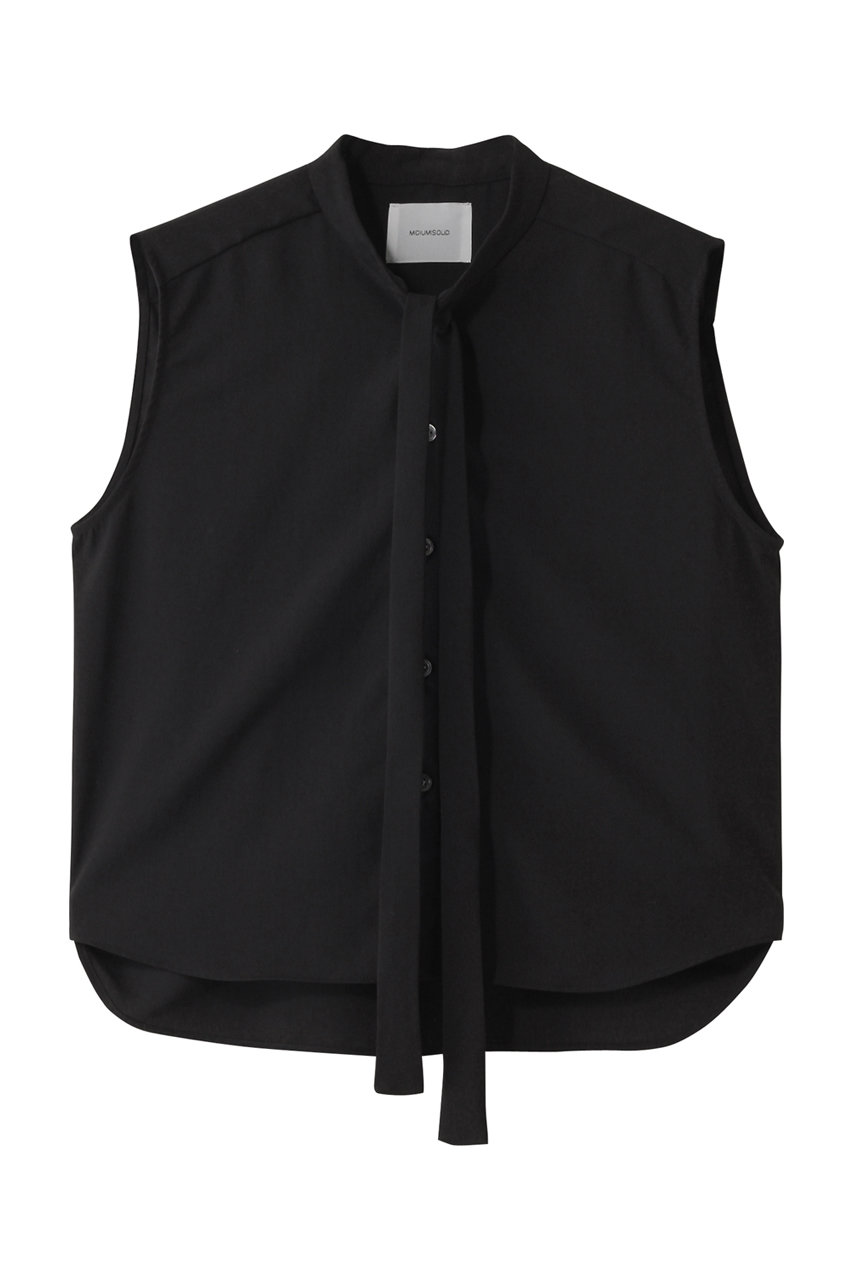 MIDIUMISOLID n/slv tie-collar blouse.S ブラウス (black, F) ミディウミソリッド ELLE SHOP MIDIUMISOLID n/slv tie-collar blouse.S ブラウス (black, F) ミディウミソリッド ELLE SHOP