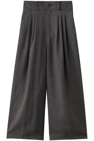 ミディウミソリッド/MIDIUMISOLIDのtucked slacks.S スラックス(110600/110601)