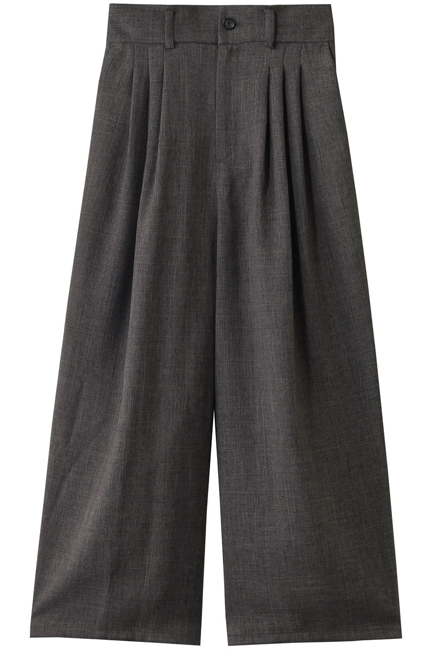 MIDIUMISOLID tucked slacks.S スラックス (c.gray, 38) ミディウミソリッド ELLE SHOP MIDIUMISOLID tucked slacks.S スラックス (c.gray, 38) ミディウミソリッド ELLE SHOP