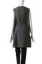 A-line no collar long gilet.S ジレ ミディウミソリッド/MIDIUMISOLID