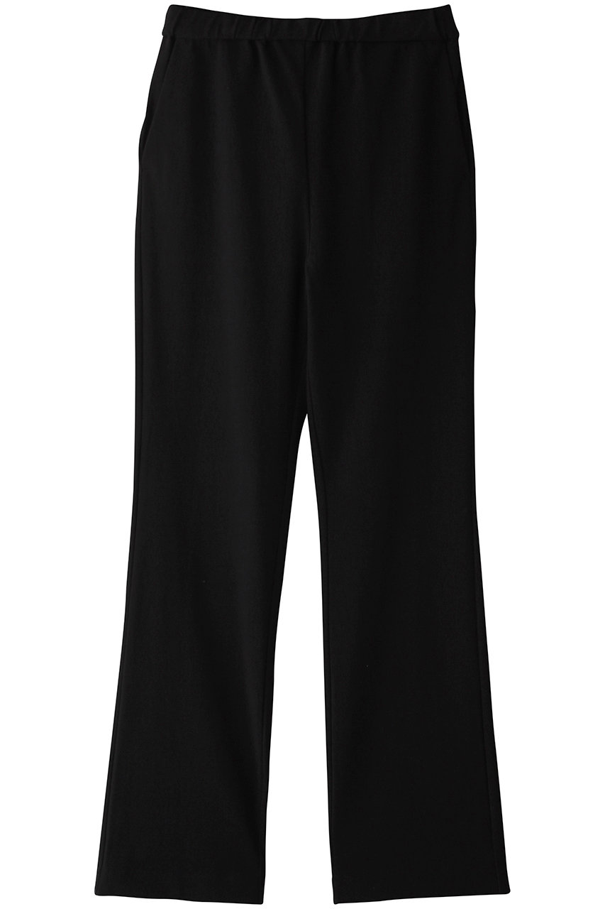MIDIUMISOLID rib fit straight PT.S パンツ (black, 36) ミディウミソリッド ELLE SHOP MIDIUMISOLID rib fit straight PT.S パンツ (black, 36) ミディウミソリッド ELLE SHOP