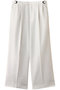 【MEN】leno-cloth wide slacks スラックス ミディウミソリッド/MIDIUMISOLID off white